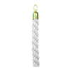 Corde tressée blanche avec embouts dorés pour poteau d'accueil classique, longueur 150 cm
