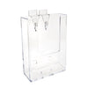 Détail du clip acrylique pour fixation bac W110 W160 W230 sur panneau rainuré magasin