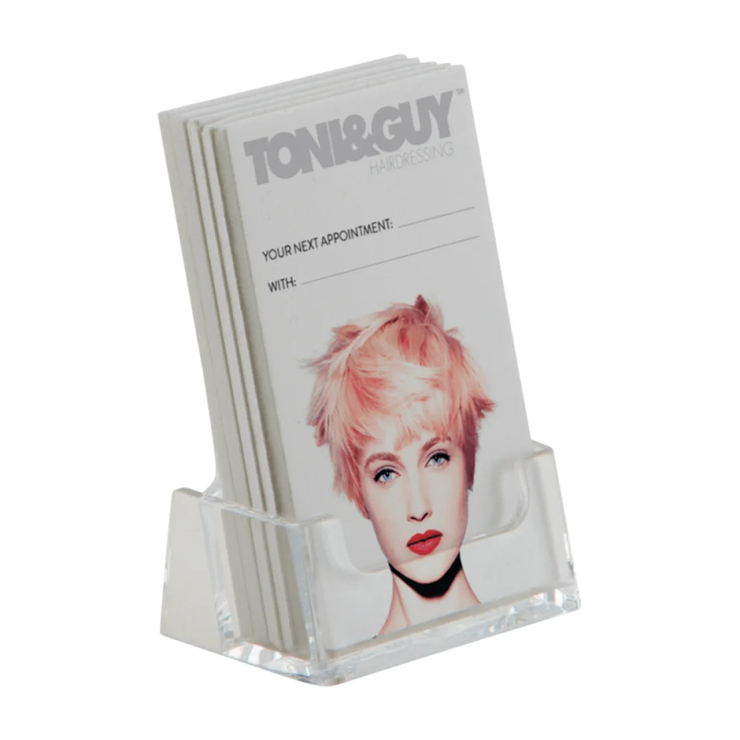 Distributeur de cartes de visite acrylique 1 casier vertical — format portrait