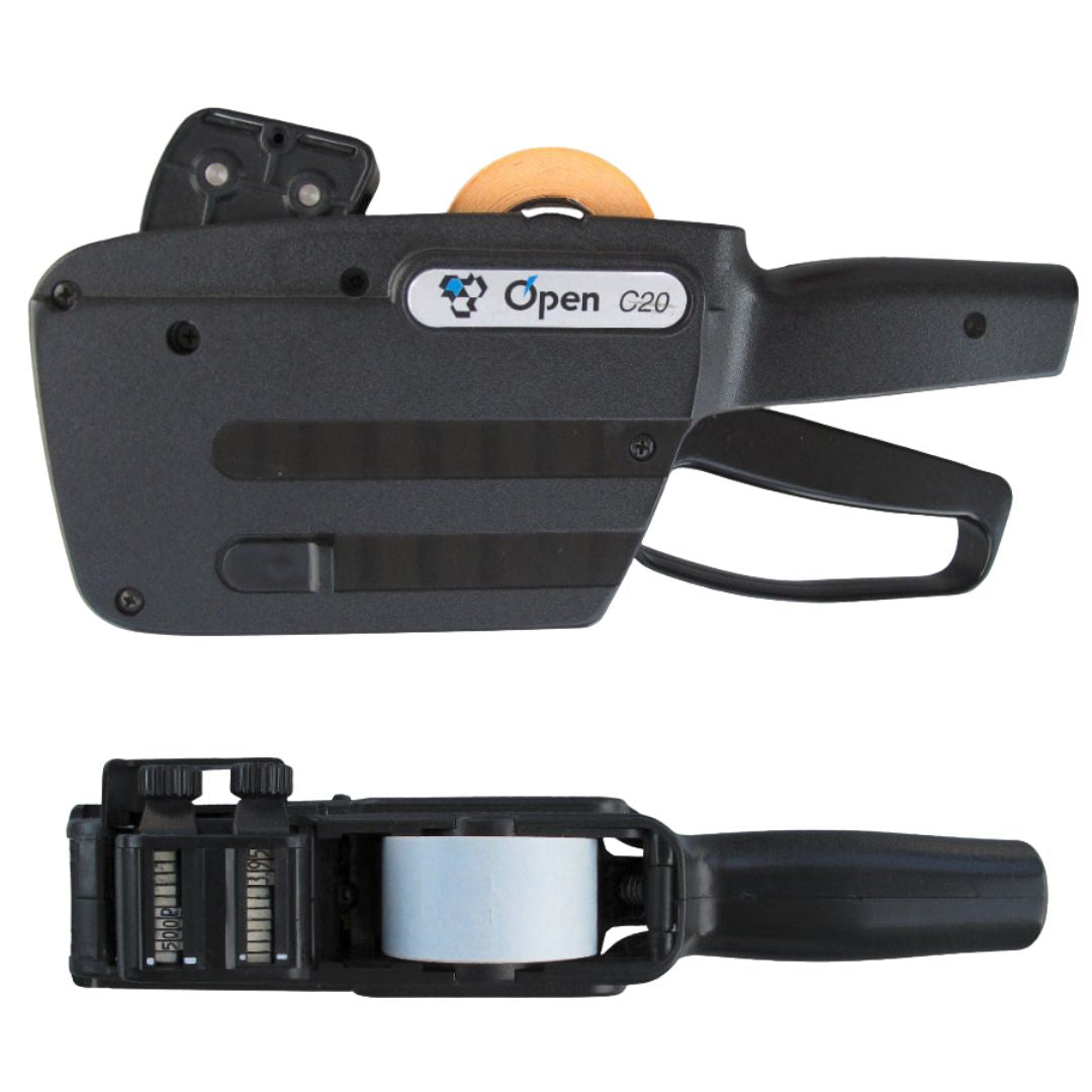 Pince étiqueteuse Open C20 double ligne 2x10 caractères pour affichage des prix