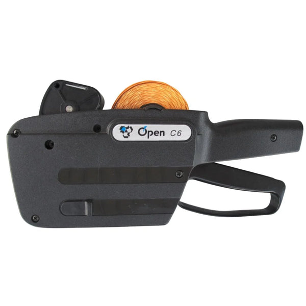 Étiqueteuse manuelle Open C6 1 ligne 6 chiffres pour marquage de prix en magasin