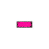 Étiquette carton Flash fluo rose sur fond noir, verso blanc inscriptible — signalétique prix magasin