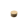 Étiquette carton à trou ronde 38 mm coloris kraft naturel pour étiquetage produit