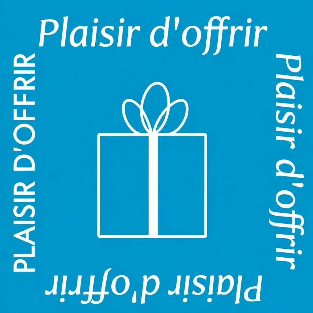 Étiquettes autocollantes Plaisir d'offrir carrées colorées pour emballage cadeau professionnel