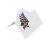 Étiquettes carton pliables motifs fêtes pour commerces – bougies et ours, lot 100 pièces