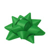 Étoiles adhésives vert crépon pour emballages et vitrines. Décoratives, pratiques et élégantes, idéales pour cadeaux et promotions.