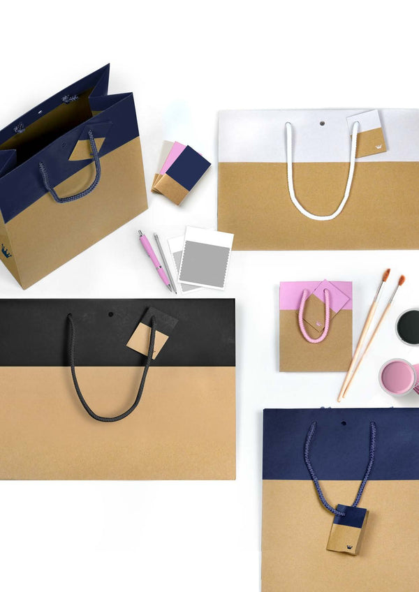 DittaDisplay Retail Solutions - Collection emballage sacs Kraft bicolore
