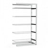 Extension Bigshop H185 cm configuration 5 rayons, largeur 107 cm, pour agencement magasin professionnel