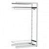 Extension Bigshop H185 cm configuration penderie et rayons, largeur 107 cm, agencement commerce