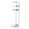 Extension Bigshop H240 cm – largeur 62,2 cm, 3 rayons et 1 barre penderie, finition chromée
