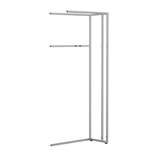 Extension système Triplo autoportant H246 cm finition chromée, largeur 107 cm