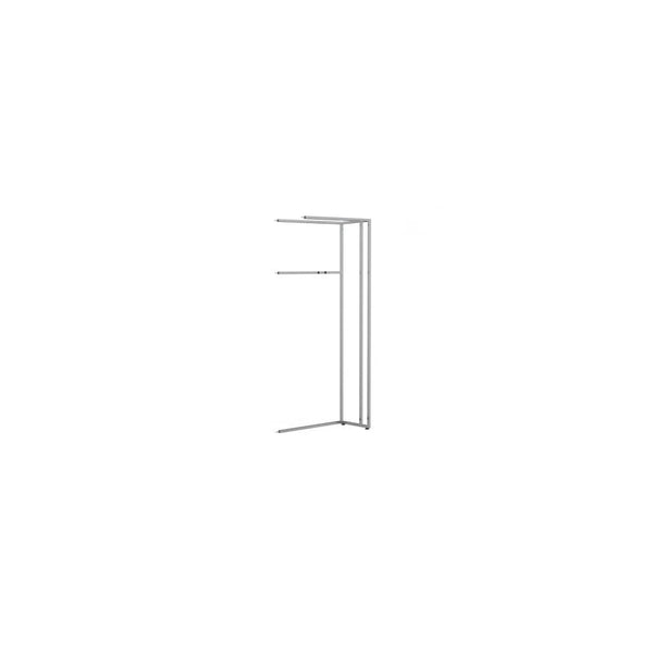 Extension système Triplo autoportant H246 cm finition chromée, largeur 107 cm