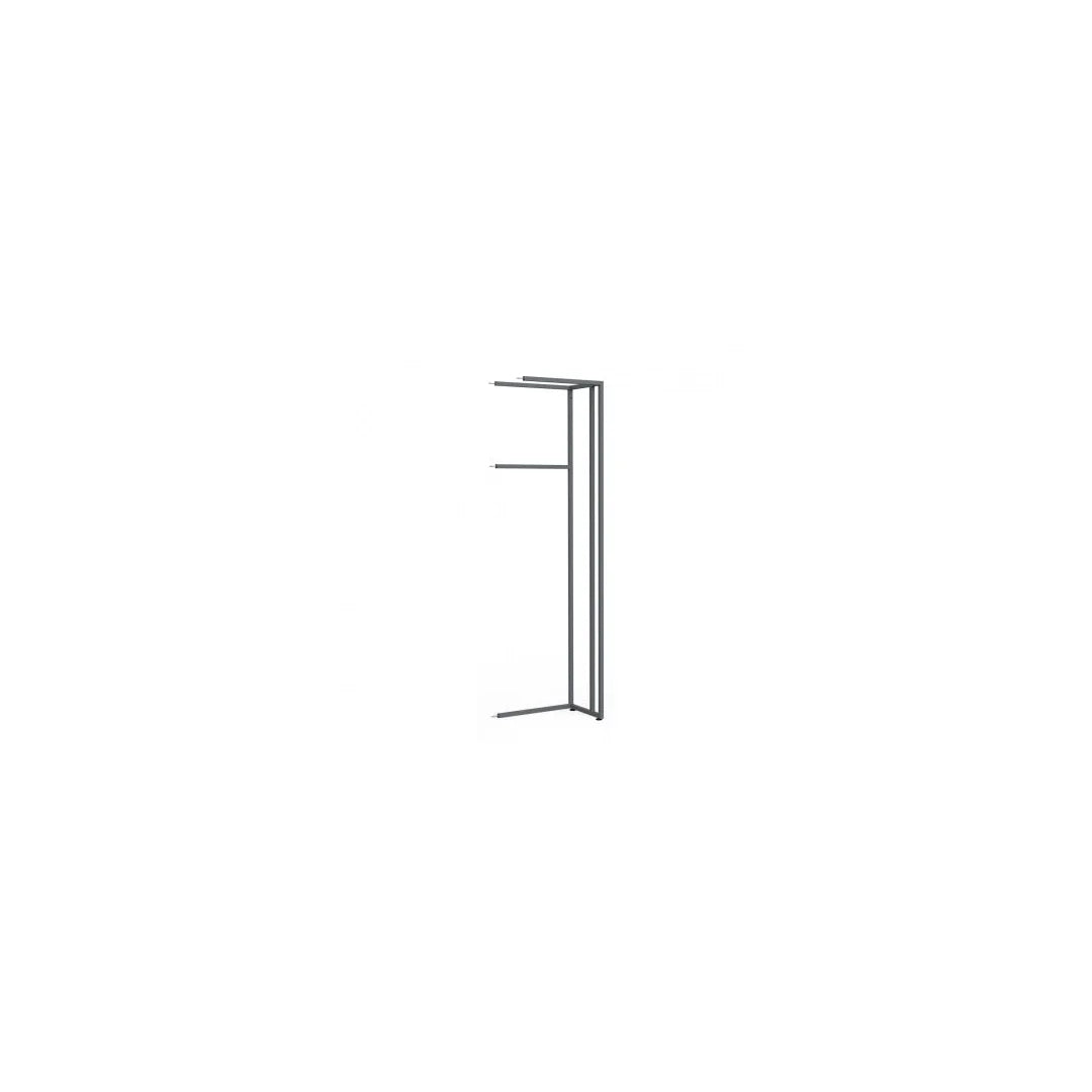 Extension système Triplo autoportant H246 cm finition chromée, largeur 67 cm