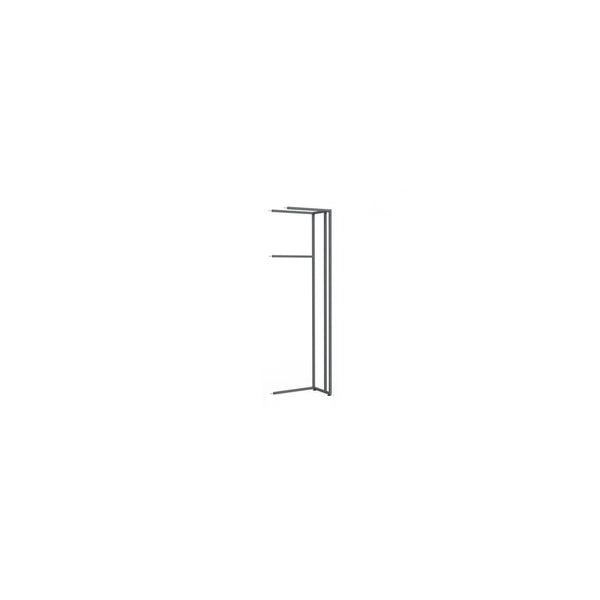 Extension système Triplo autoportant H246 cm finition chromée, largeur 67 cm