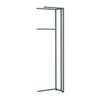 Extension système Triplo autoportant H246 cm finition chromée, largeur 67 cm