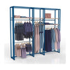 Extension système Triplo autoportant H246 cm finition noir mat, largeur 107 cm