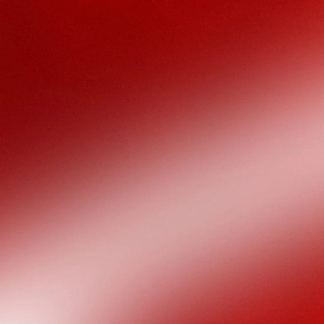 Rouleau de film polypropylène métallisé coloris rouge, largeur 70 cm, 50 m