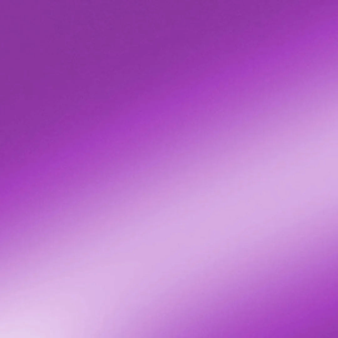 Rouleau de film polypropylène métallisé coloris violet, largeur 70 cm, 50 m