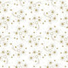 Film polypropylène transparent imprimé motif étoiles filantes dorées pour emballage cadeau