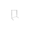 Gondole en L à structure crémaillère chromée, largeur réglable 60 à 120 cm – mobilier de vente professionnel DittaDisplay