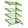 Détail structure modulaire gondole ST330 pour cagettes, rayonnage fruits et légumes professionnel