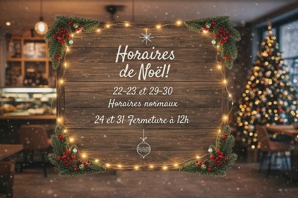 Horaire de noël