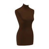 Housse de remplacement buste femme coloris marron, matière jersey élastique, taille unique standard