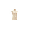 Housse buste mannequin homme coloris écru, jersey élastique, compatible bustes standards magasin