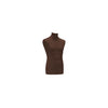 Housse de remplacement buste homme coloris marron, jersey élastique taille unique, showroom ou atelier