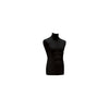 Housse buste mannequin homme coloris noir, jersey élastique ajusté, présentation vitrine boutique
