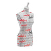 Housse lycra pour buste vitrine homme et femme avec motif Soldes et Sale