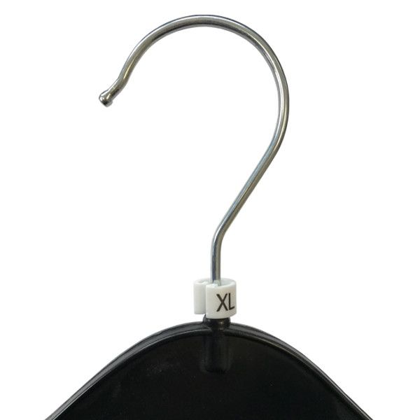 Clip bague ronde pour cintre - rouge impression "%"