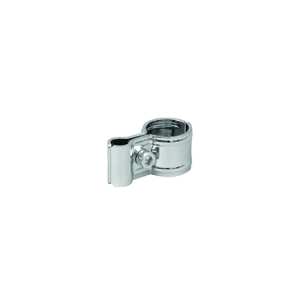 Joint métallique chromé pour tube Ø 25 mm et fil de grille Ø 6 mm — connecteur 1 point de magasin