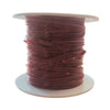 Liens en rouleau pour sachet confiseur – attaches fil de fer bordeaux de 6 mm x 100 m pour fermer vos emballages alimentaires