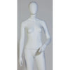 Mannequin vitrine femme blanc mat corps entier 180 cm pour boutique prêt-à-porter