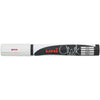 Marqueur craie Uni Chalk Marker coloris blanc, pointe ronde 1.8-2.5 mm