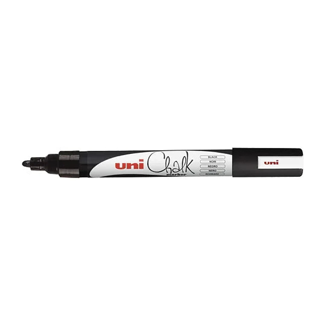 Gamme de marqueurs craie Uni Chalk Marker pour vitrine et ardoise de magasin