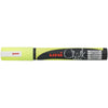 Marqueur craie Uni Chalk Marker coloris jaune, pointe ronde