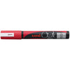 Marqueur craie Uni Chalk Marker coloris rouge, pointe ronde