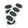 Mini ardoises adhésives ovales noires en PVC, 8,5 x 5 cm, lot de 8, pour étiquetage en magasin