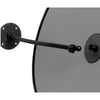 Fixation murale et plafonnière du miroir de surveillance convexe rond 75 cm