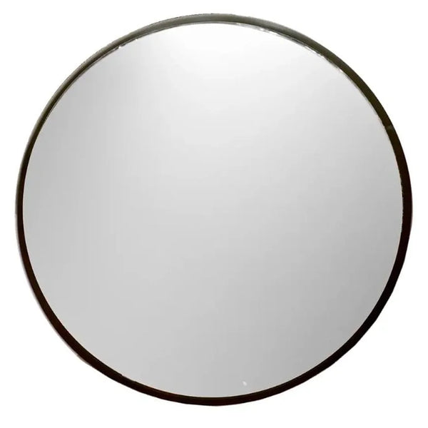Miroir convexe de surveillance 75 cm, contour noir, surface acrylique grand angle