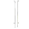 Détail fente 8×30 mm du montant mural PaginePali41 fixation arrière H 240 cm pour agencement boutique