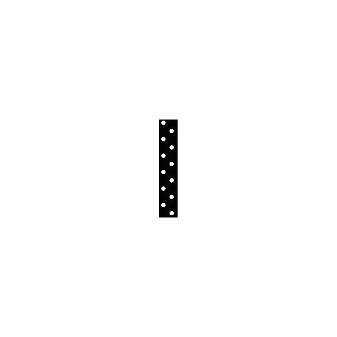 Nœuds adhésifs mat blanc à pois noirs Ø 50 mm – accessoire emballage cadeau professionnel