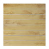 Panneau rainuré 120x120 cm finition rovero biondo — décor chêne clair