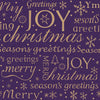 Rouleau papier cadeau de Noël, merry christmas or et bleu, largeur 0,7 m et longueur 100 m, motifs festifs variés, idéal pour emballages cadeaux professionnels en période de fêtes.