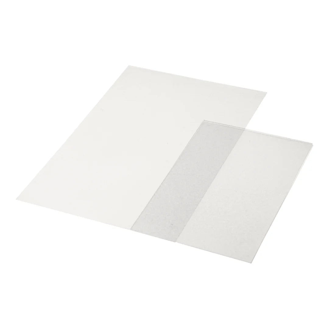 Pellicule double anti-reflet pour insert document ouverte sur 3 côtés, formats A3 A4 A5
