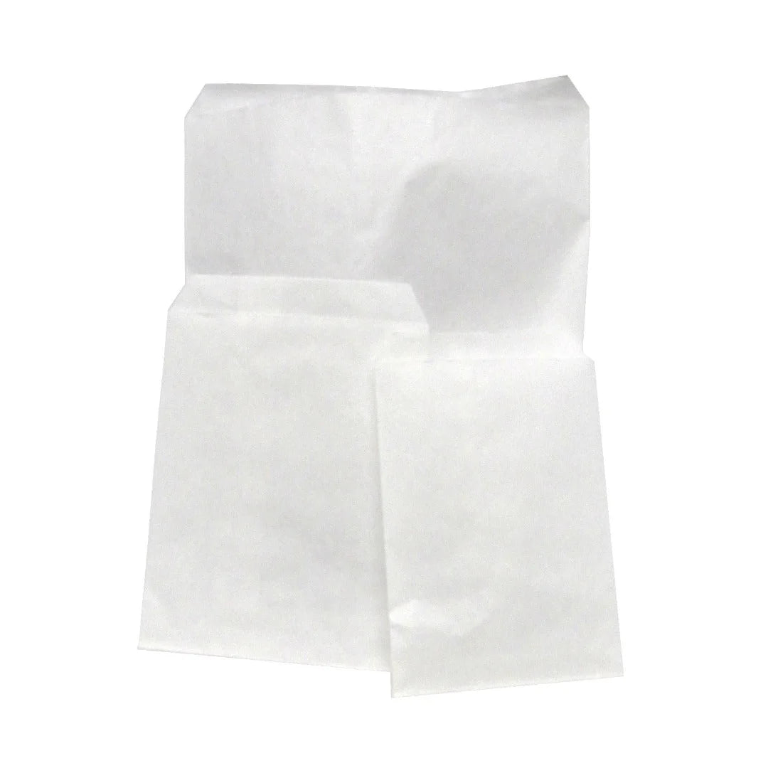 Pochettes en papier blanc frictionné 40 g/m² pour emballage cadeau professionnel – plusieurs formats disponibles