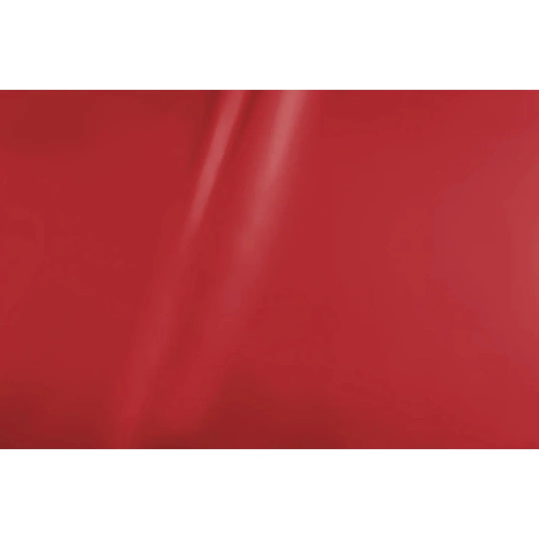 Détail pochette polypropylène mate rouge pour emballage professionnel en boutique