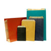 Collection de pochettes cadeaux kraft brun en plusieurs couleurs — emballage professionnel pour boutiques et magasins